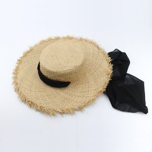 Handmade Weave Raffia Sun Hats for Women