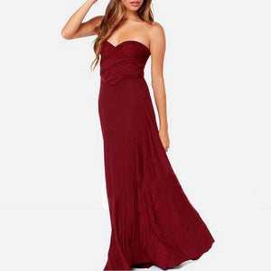 Long Dress Bridesmaid Formal Multi Way Wrap Convertible