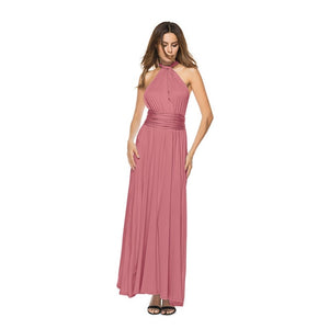 Long Dress Bridesmaid Formal Multi Way Wrap Convertible