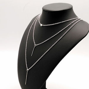 Women Necklaces & Pendants 3 multi layer Necklace