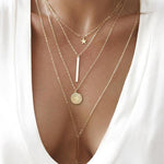 Vintage Multi-layer Pendant Necklace