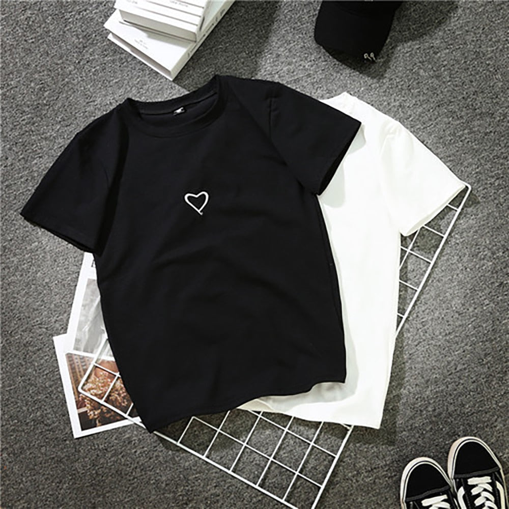 T Shirt Women Letter Printed