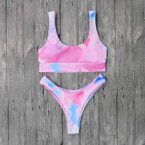 Women Swimsuit Bandage Halter