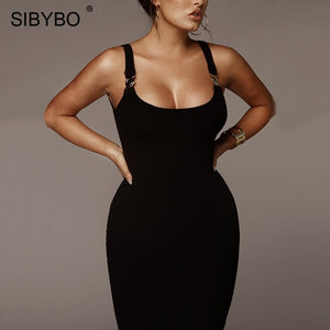 Spaghetti Strap  Bodycon Dress