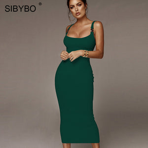 Spaghetti Strap  Bodycon Dress