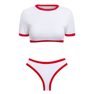 Sports swimwear women bathing suit Brazilian thong bikini 2019