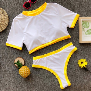 Sports swimwear women bathing suit Brazilian thong bikini 2019