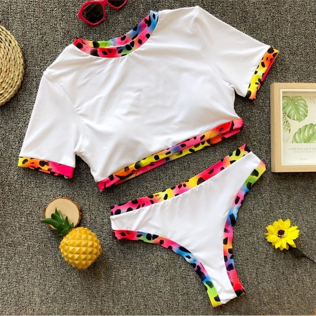 Sports swimwear women bathing suit Brazilian thong bikini 2019