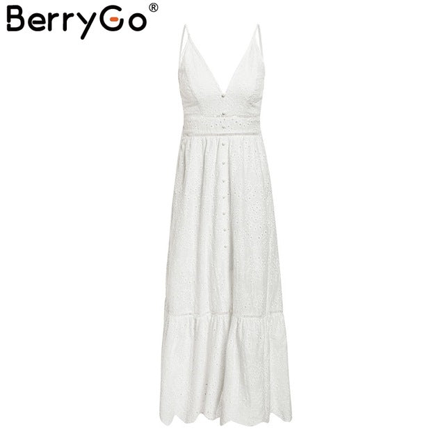 White pearls summer dress 2019