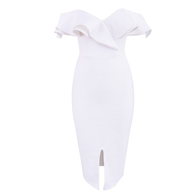 Summer Off Shoulder Women Bandage Dress