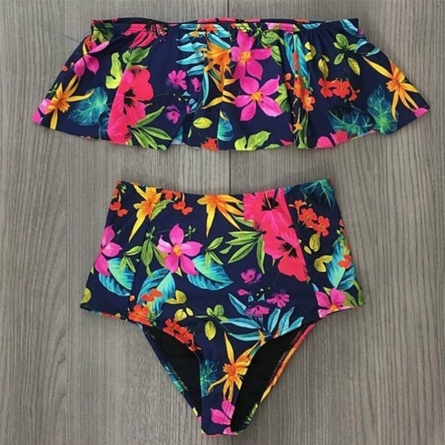 High Waist Bikini Swimwear