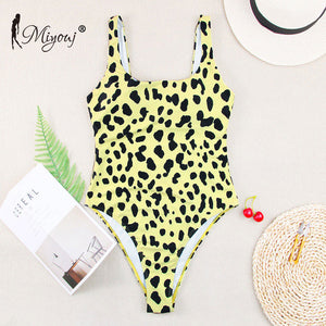 Leopard Bikini High Waist Push Up Swimsuit