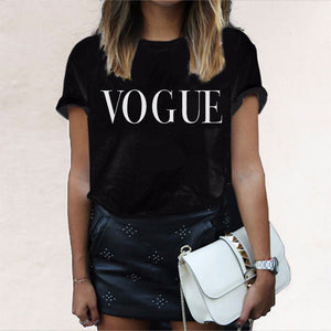 VOGUE Fashion Women Casual Women T Shirts