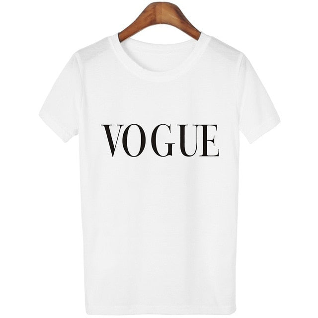 VOGUE Fashion Women Casual Women T Shirts