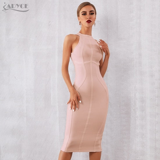 Summer White Women Bandage Dress