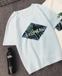 TROPICAL Print Women T-shirt