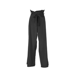 Ladies Bowknot belt Pleated Palazzo Pants