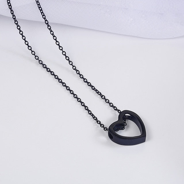 Small Heart Necklace Bijoux For Women