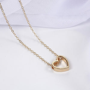 Small Heart Necklace Bijoux For Women