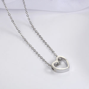 Small Heart Necklace Bijoux For Women