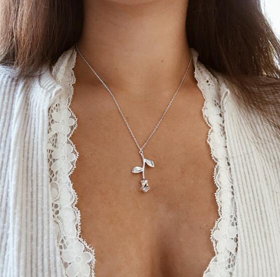 Small Heart Necklace Bijoux For Women