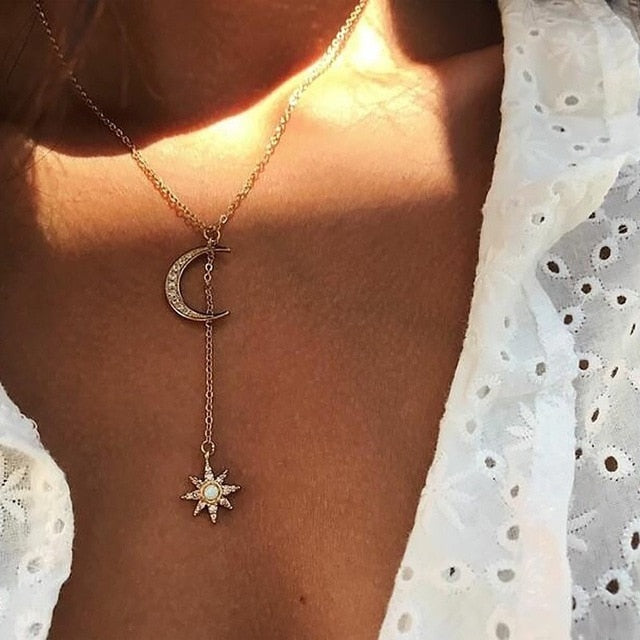 2019 Fashion New Multi-layer Pendant Necklace Women