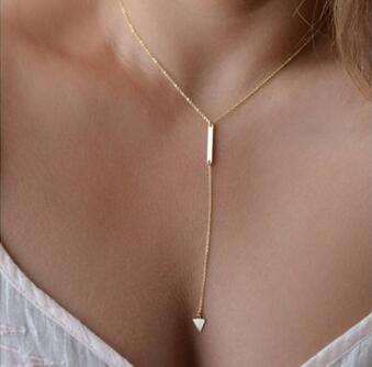 Chain Choker Necklace triangle